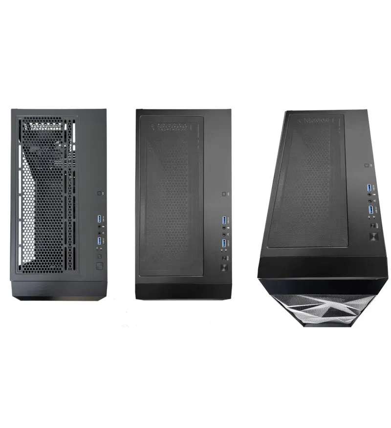 Carcasa XILENCE Xilent Breeze XG131 / w/oPSU / Side panel / 3x ARGB 120mm + 1x120mm / ATX / Black 9