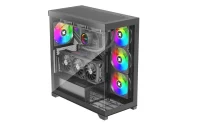 Carcasa XILENCE Xilent Gleam / X818.ARGB/ no PSU/ Aquarium panel/ ATX/ Black 3
