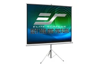 Trepied cu mecanism de coborare Elite Screens T99NWS1 / 99”(1:1) / White