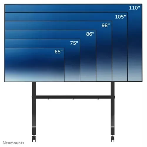 Suport TV de podea rezistent cu roti 65-115”  Neomounts FL50-575BL1 3