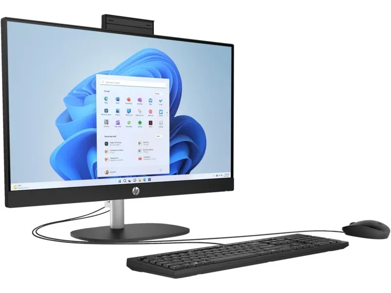 All-in-One PC 23.8” HP 24-cr1007ci / Intel Core Ultra 5 125U / 16GB / 512GB SSD / Jet Black 2