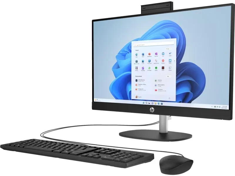 All-in-One PC 23.8” HP 24-cr1007ci / Intel Core Ultra 5 125U / 16GB / 512GB SSD / Jet Black 3