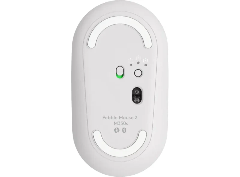 Mouse Wireless Logitech Pebble Mouse 2 M350s, Tonal White 5