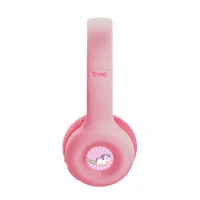 Casti Wireless pentru copii Trust NOUNA, Pink 6