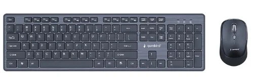 Tastatura si mouse Wireless Gembird KBS-WCH-04-RU, Black