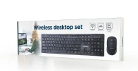 Tastatura si mouse Wireless Gembird KBS-WCH-04-RU, Black 2
