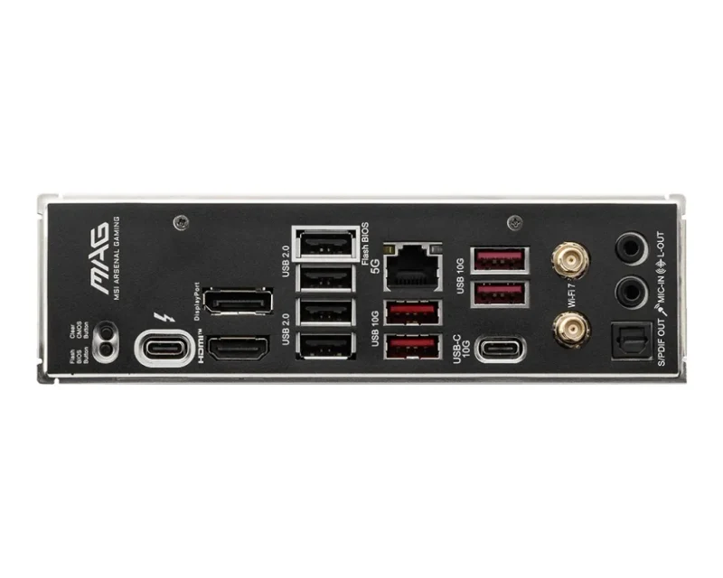 Placa de baza MSI MAG B860 TOMAHAWK WIFI/ 1851/ Intel B860/ DDR5 / ATX 5