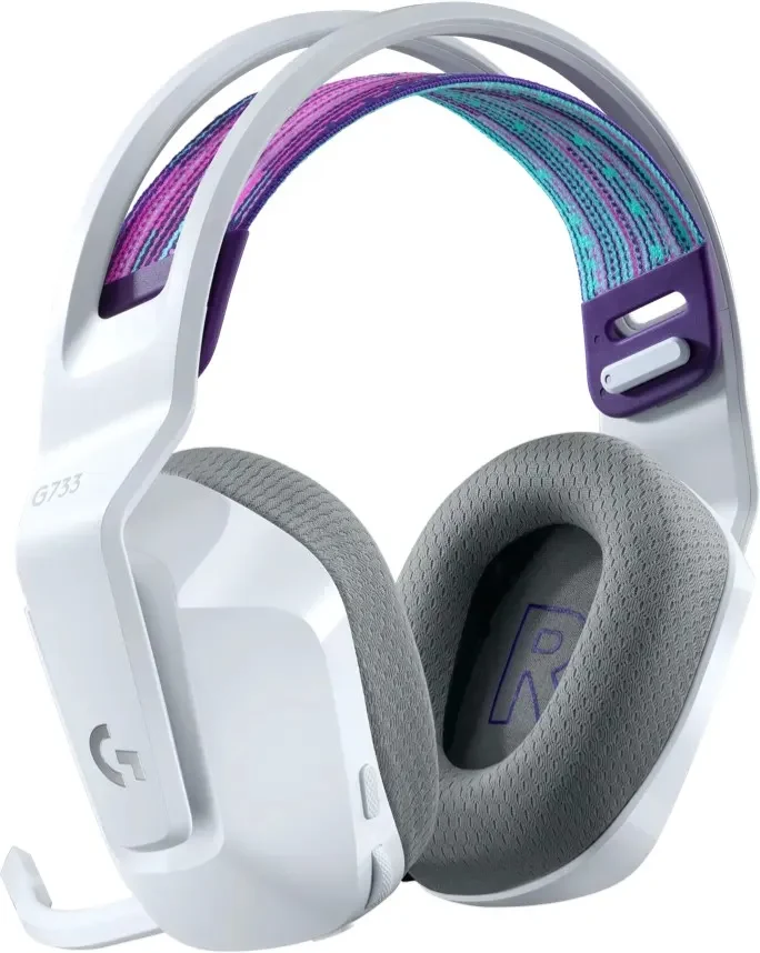 Casti Gaming Logitech Gaming G733 LIGHTSPEED Wireless RGB, White 3