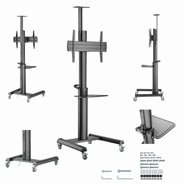 Suport de podea 37” - 70”, Gembird ”TVS-70T-02”, Black 7