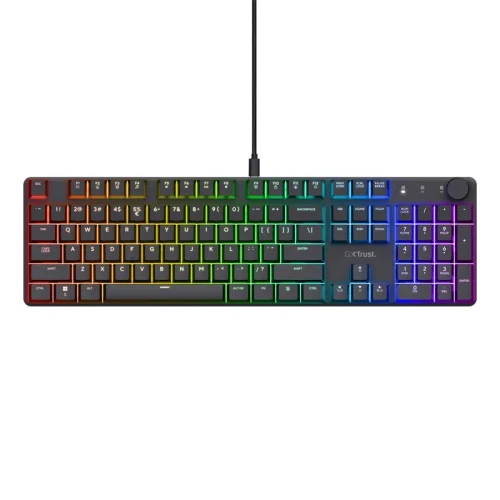 Tastatura Gaming TrustGXT 866 TORIX, USB, Black