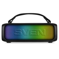 Boxa portabila SVEN PS-235, Black / 12W / Bluetooth / FM / USB / 1500mA*h 2