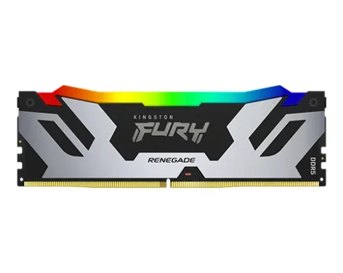 Memorie operativa CUDIMM DDR5-8400 24GB Kingston FURY Renegade Silver RGB