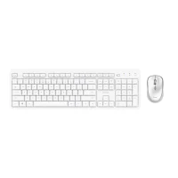 Tastatura si Mouse WirelessTrust ODY II / White