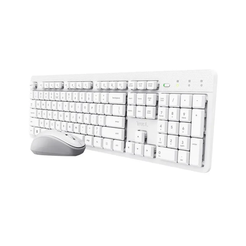 Tastatura si Mouse WirelessTrust ODY II / White 3