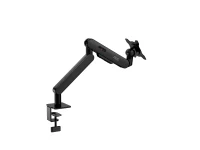 Arm for 1 monitors 17”-34” -  AOC AM400B Black, Desk Clamp/Grommet, Aluminum structure, Mechanical Gas Spring System, Height adjustment, Max.Load: 2-9kg, Tilt: '-90°~+85°, Swivel:180°, Rotation:360°, Hidden cable management, VESA 75/100 3
