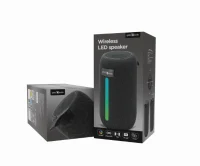 Boxa portabila Gembird SPK-BT-LED-07/ 5W / Bluetooth / microSD / USB / 1500 mAh 5
