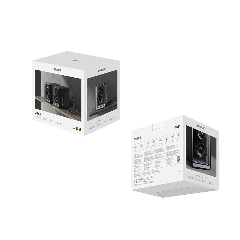 Hi-Res boxe Edifier QR65  with GaN charger 65w / 2x35W / Bluetooth / RGB / Black 5