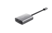 Card reader Trust Dalyx / USB-C, microSD / SDHC/SDXC, Cable length 8 cm / Silver 2