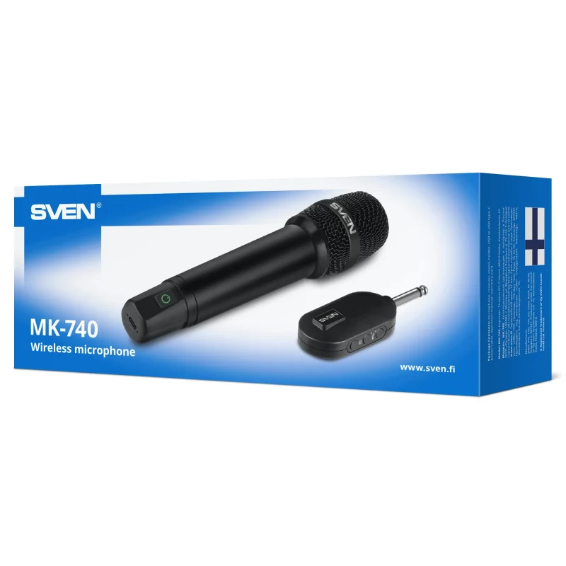 Microfon penru karaoke SVEN MK-740 / Wireless / Black 8