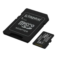 Card de memorie microSD  256GB Kingston Canvas Select Plus, 150MB/s + SD adapter 3