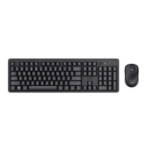 Tastatura si mouse WirelessTrust ODY II / Black