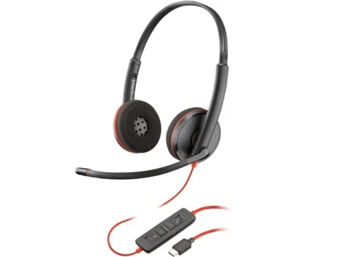 Casti Poly Blackwire 3220 / USB-C/A / Black