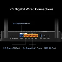 Wi-Fi Router TP-LINK Archer BE230/ AX3600 Dual Band / Wi-Fi7 / 2.5Gigabit / 4 external antennas 7