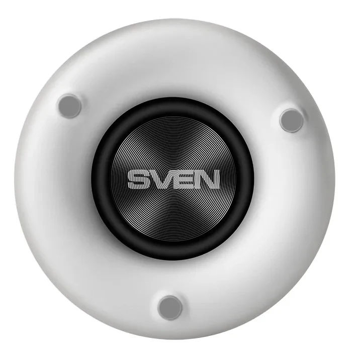 Boxe Portabile Bluetooth SVEN PS-265 White / 10W RMS / TWS / RGB 12 lighting modes with Night Light / FM tuner / USB & microSD / White 8