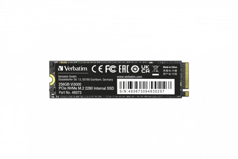M.2 NVMe SSD Verbatim Vi3000 / 256GB 2