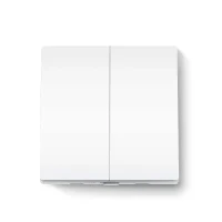 Intrerupator Smart dublu TP-LINK Tapo S220, White / 2-Gang 1-Way