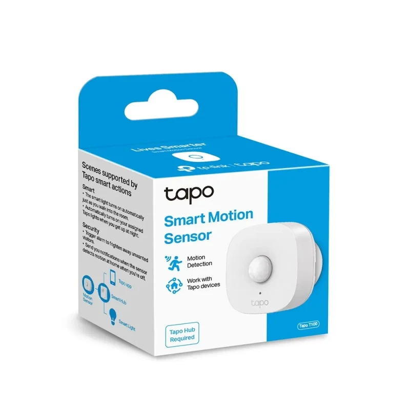 Senzor Smart de miscare TP-LINK Tapo T100, White (necesita Hub Tapo) 3