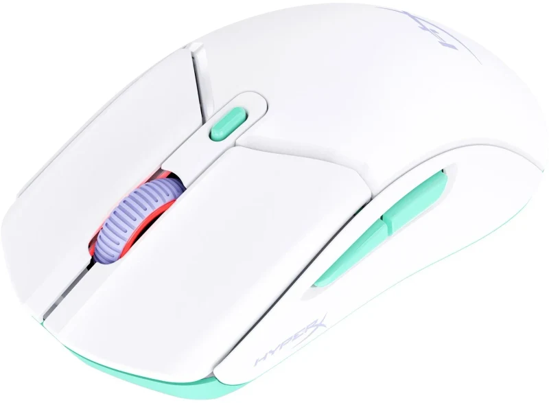 Mouse Gaming Wireless HYPERX Pulsefire Haste 2 Core, White [8R2E7AA] 3