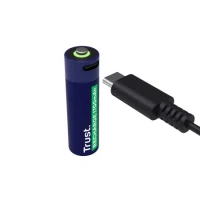 Trust Baterie reincarcabila USB-C AA/ 1700 mAh/  up to 800 charge cycles/  2 Pack 3