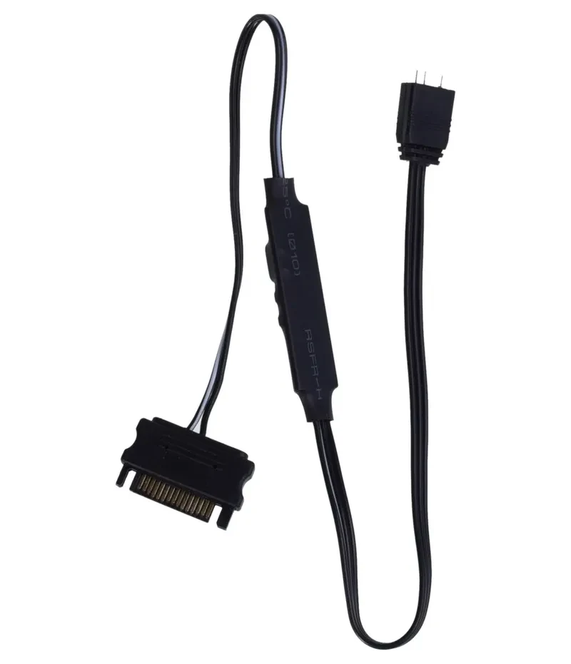 XILENCE LQZ.ARGB_Set Cable (XZ171), Cooling Control Set for  ARGB components: 5V D/P 3PIN connections, 1 x Receiver, 1 x Remote Controller, 1x 1 to 4 ARGB Splitter 4