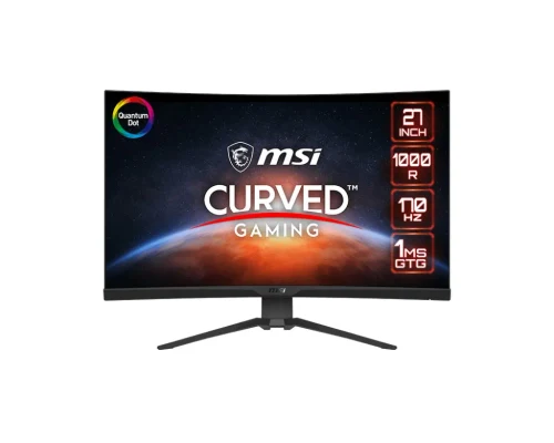 27.0” Monitor Gaming MSI MAG 275CQRF QD/ QHD/ Curved/ 1ms/ 170Hz/ Black