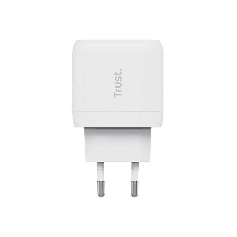 Trust Maxo 65W Universal USB-C Charger,  Charging technology USB-C, USB PD 3.0 + PPS, output (5, 9, 12, 15, 20V; max 3A), with included 2m USB-C cable, White 5