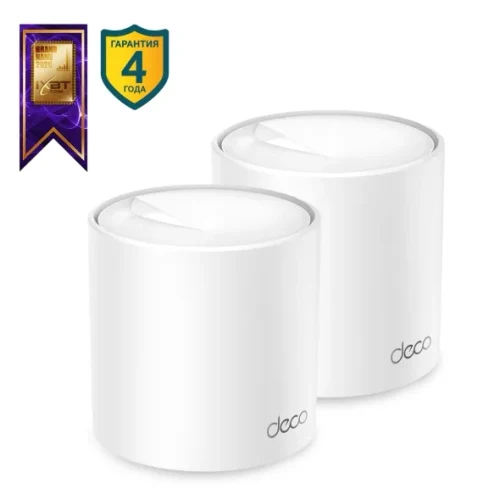 Mesh Wi-Fi 6 System TP-LINK Deco X50 (2-pack) / AX3000 Dual Band /  3 LAN/WAN Gigabit Port