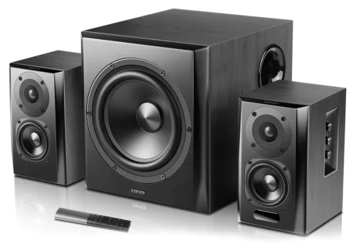 Boxe 2.1 Edifier S351DB Black / 150W RMS / Bluetooth V5.1 / RCAx2 / AUX / Optical / Coaxial / remote control