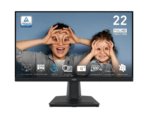 21.5” Monitor MSI PRO MP225/ 100Hz/ Black