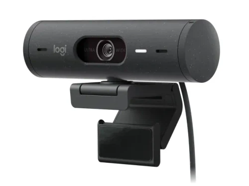 Camera web Logitech Brio 500 / 1080p / auto light correction / 4MP / stereo mic / USB-C / Graphite