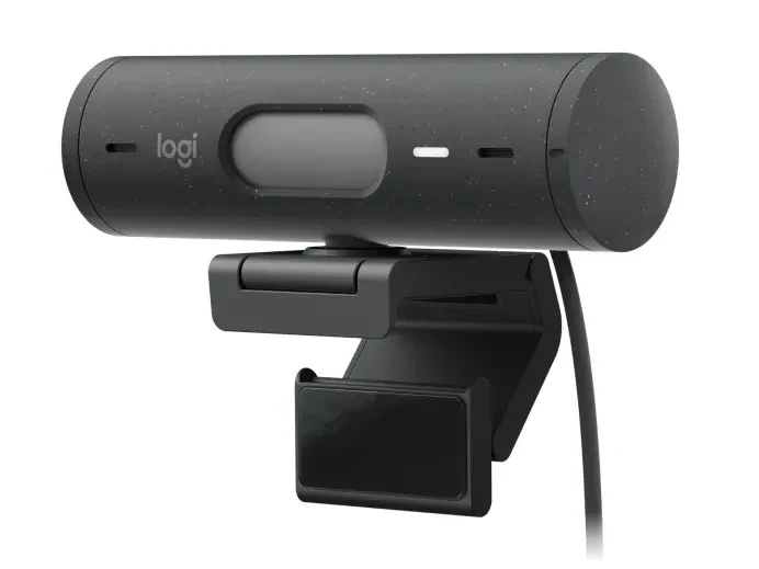 Camera web Logitech Brio 500 / 1080p / auto light correction / 4MP / stereo mic / USB-C / Graphite 2