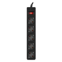 Surge Protector SVEN SF-05E / 5 Sockets / 3.0m / children protection / Black 2