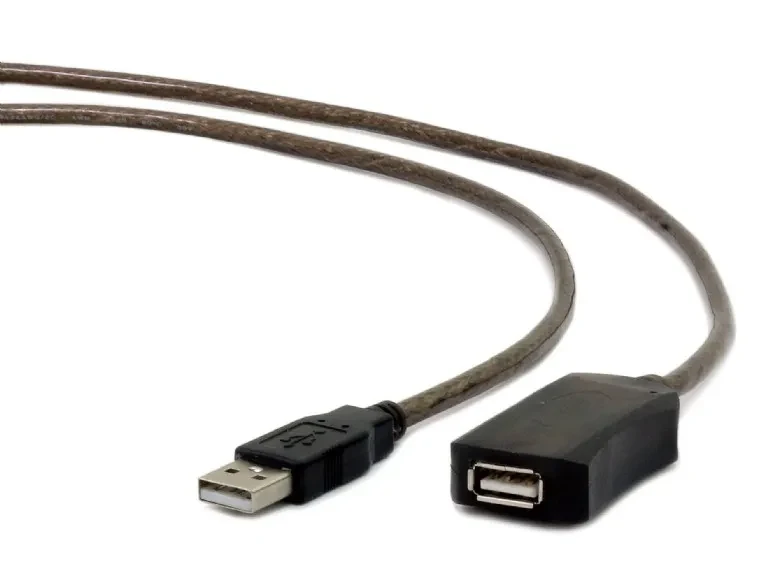 Cablu prelungitor USB 2.0 activ Gembird UAE-01-5M, 5 m, negru 2