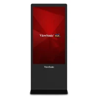 ViewSonic EP5542, Digital ePoster Kiosk, 55” (3840x2160), Portrait Mode Only, 16/7, 400nits, 1300:1, 2GB RAM / 16GB Storage, HDMI x 3, DisplayPort, LAN (RJ-45), USB-A x 3, Audio Line-in/Out, Android OS, Speakers 2 x 10W, Black