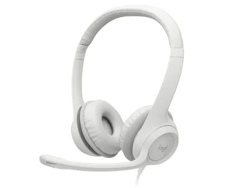Casti Logitech USB H390, White