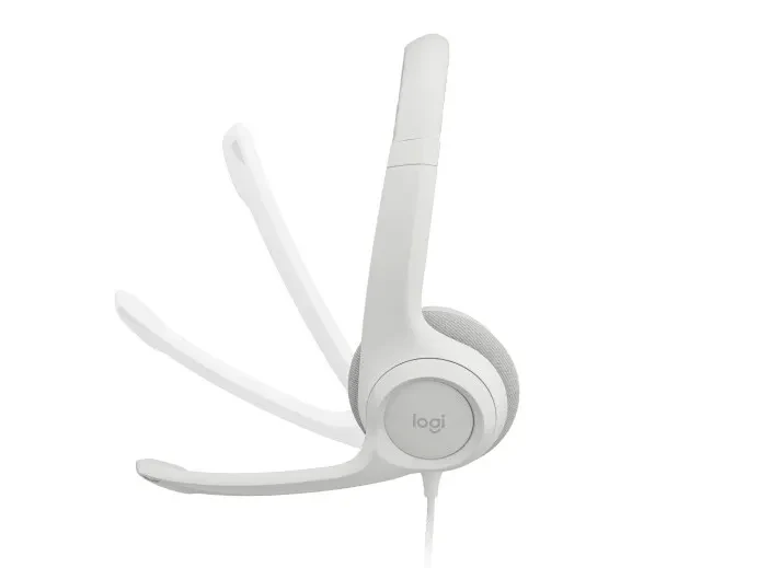 Casti Logitech USB H390, White 3