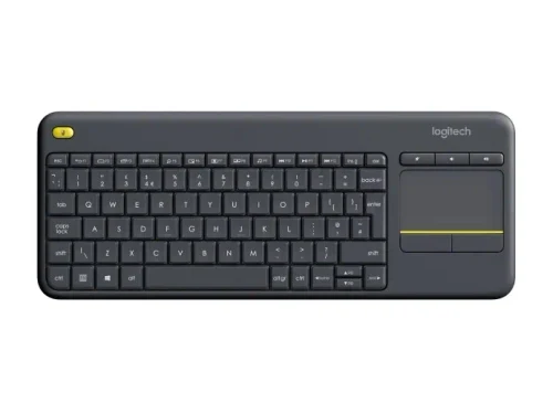 Tastatura tactila Wireless Logitech K400 Plus, Black