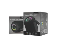 Boxa portabila Gembird SPK-BT-LED-05-BK/ 8W / Bluetooth / microSD / USB / 1200 mAh 6