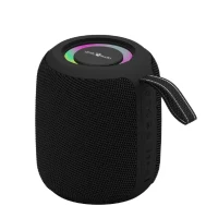 Boxa portabila Gembird SPK-BT-LED-05-BK/ 8W / Bluetooth / microSD / USB / 1200 mAh