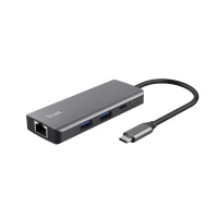 Adaptor Multiport Trust Dalyx/ USB-C/ 2xUSB-A/ 2xUSB-C/ HDMI/ RJ45/ SD 2